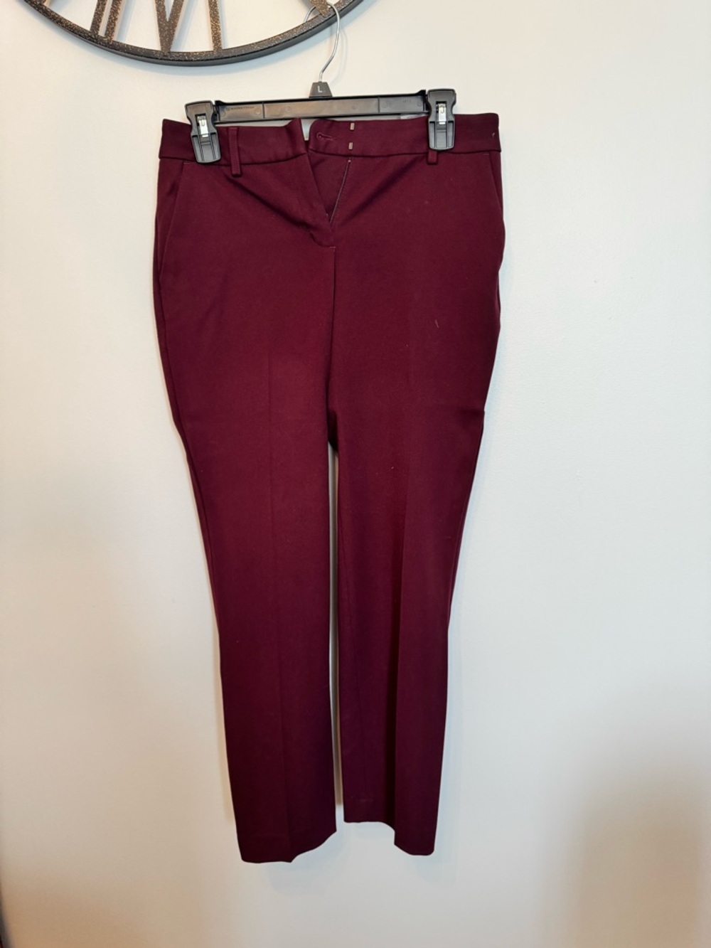 Express Slim Dress Pants in Burgundy size2R